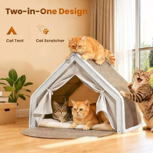 SoftHaven™ 2-in-1 Kattenhuis